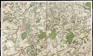 Mapa de Aelst ou Alost - Aalst, Bélgica